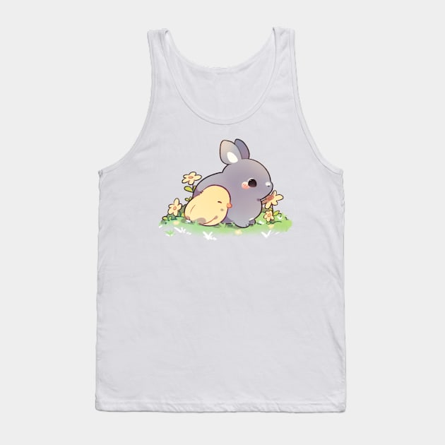 Bunny and Chick Tank Top by Cremechii